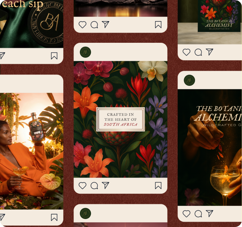The Botanical Alchemist — responsive web design and digital touchpoints mockup