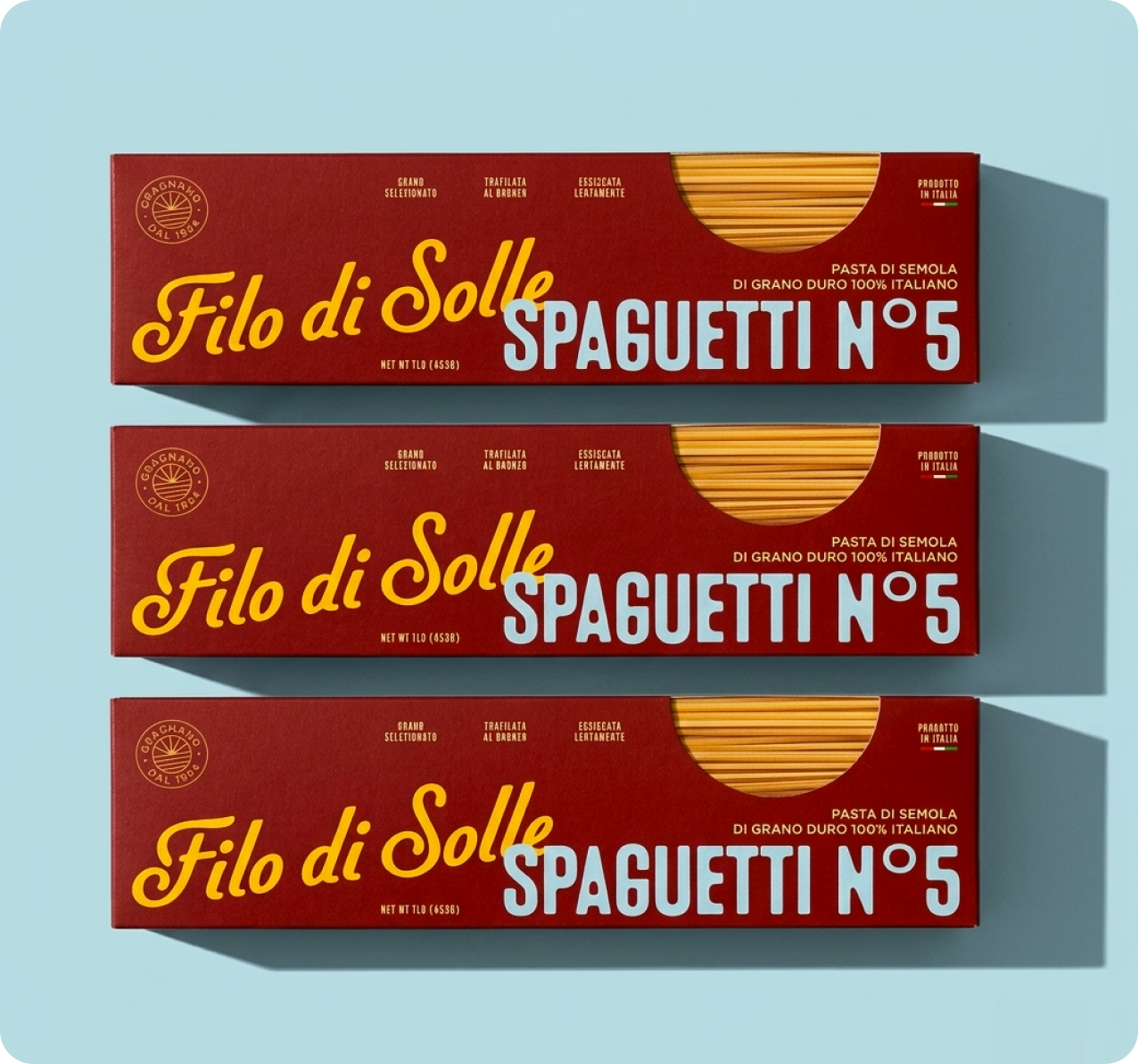 Filo di Solle — Napoletana sauce jar in editorial set