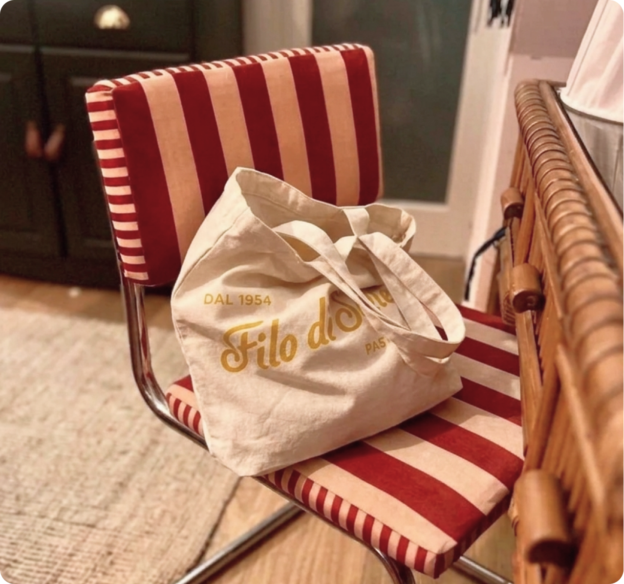 Filo di Solle — AI-generated lifestyle imagery showing pasta in real-world Italian context