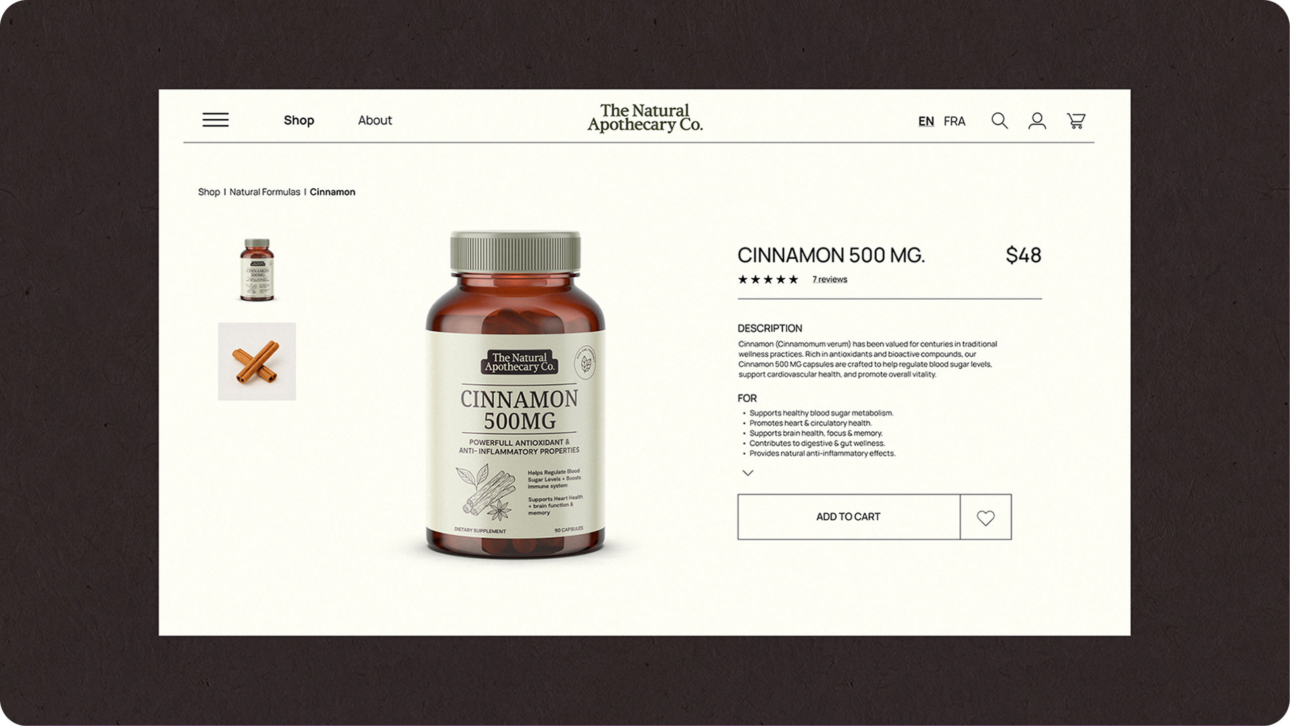 The Natural Apothecary — print collateral and packaging system showcase