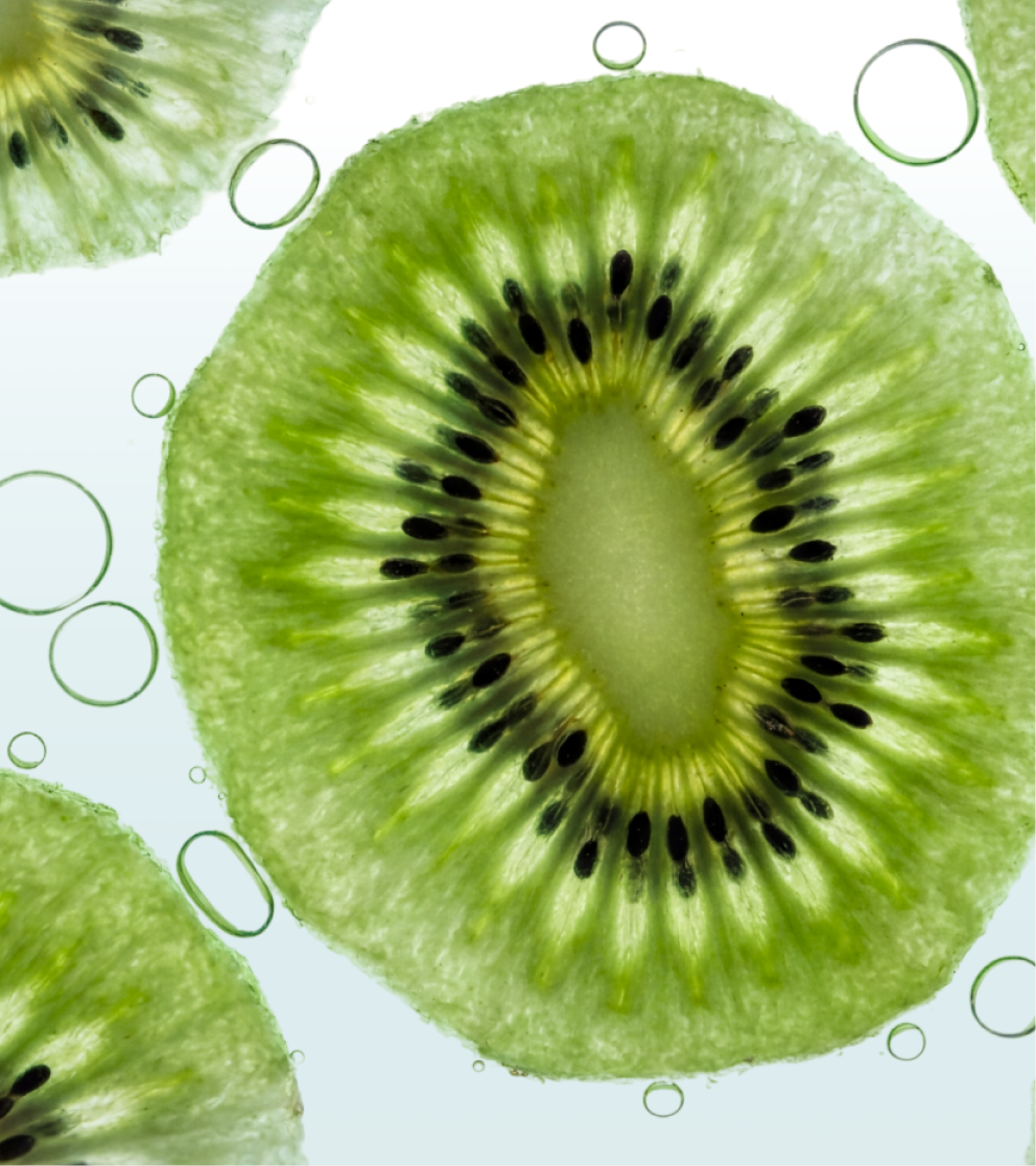 Omne — ingredient close-up paired with the longevity supplement product