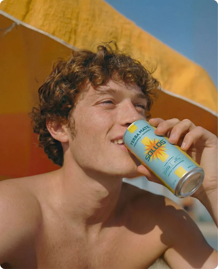 Sollos — beverage • yerba mate portfolio thumbnail by CreativeWise